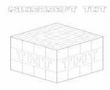 Minecraft Tnt Coloring Pages Printable sketch template