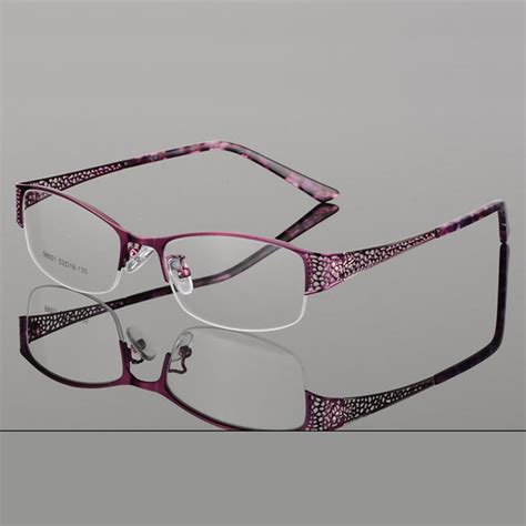 reven jate half rimless eyeglasses frame optical prescription semi rim