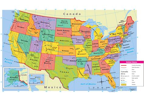 mapa de los estados de estados unidos y sus capitales goimages a