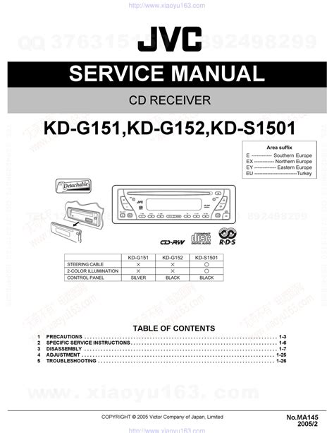 jvc kd  service manual   manualslib