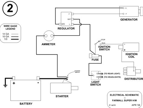 farmall super  wiring diagram