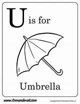 Umbrella Letter Timvandevall sketch template