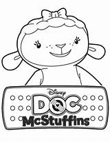 Doc Mcstuffins Coloring Pages Lambie Lamb Birthday Printable Color Print Mcstuffin Kids Disney Bestcoloringpagesforkids 4th Happy Book Dr Doctor Netart sketch template