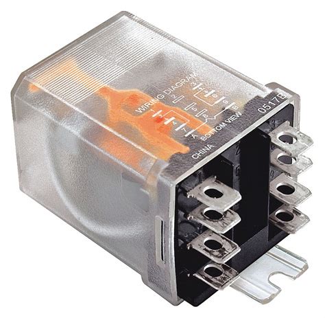 schneider electric  ac  pin side flange enclosed power relay electrical connection