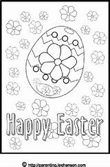 Easter Coloring Card Egg Sheet Craft Parenting Leehansen Printable Print Pages Colouring Happy Letters Da Printables Size Eggs Link Click sketch template