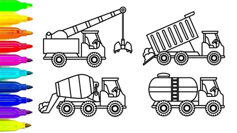 construction truck coloring pages construction truck coloring pages