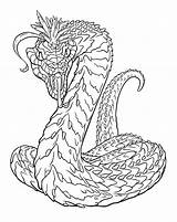 Basilisk Potter Harry Coloring Drawings Reference Creatures Dragons Deviantart Mythical Statue Bronze Designlooter Dungeons Artist 61kb Visit Magazine Imgarcade sketch template