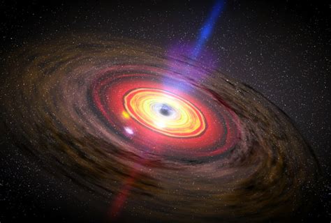 astronomers discover an oversized black hole that is 350 million times
