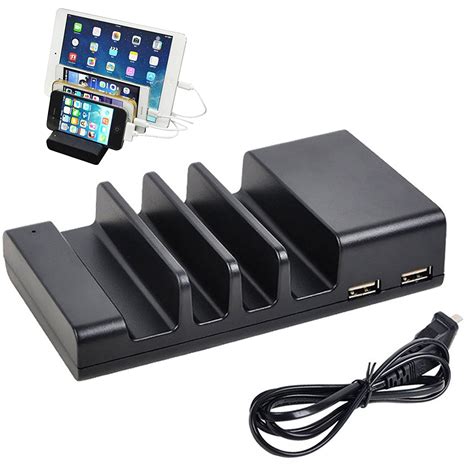 ports usb charging dock  stand mounts holder charger desktop docking station  iphone