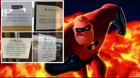Theaters Issue Warning About Incredibles 2