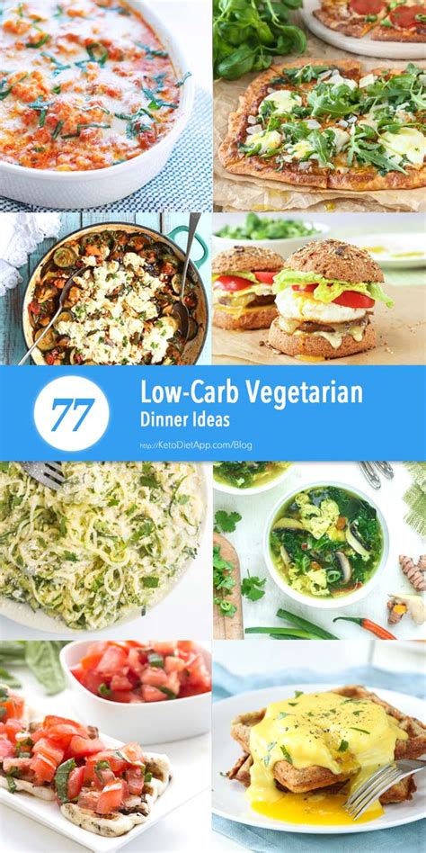 carb vegetarian dinner ideas  ketodiet blog