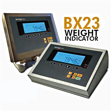 baykon bx process control weight indicator coventry scale company