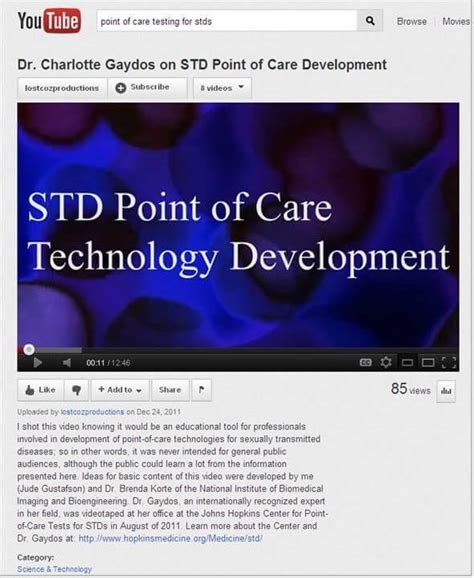news about center for point of care tests for sexually transmitted diseases