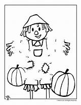 Scarecrow sketch template