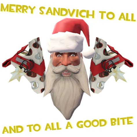 merry sandvich to all team fortress 2 sprays other misc gamebanana