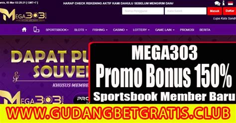 mega promo bonus  sportsbook member  informasi terbaru nih