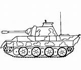 Tank Coloring 2d Pages Printable Kids sketch template