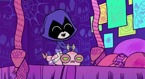image raven riding on silkie png teen titans go wiki fandom
