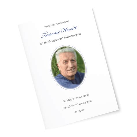 funeral order  service printed    file print booklets