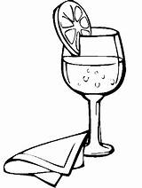 Drink Drinks Coloring Pages Kids sketch template