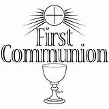 Communion Eucharist Regard Confirmation Komunia Sheets Clipground sketch template