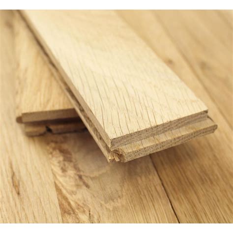 mm unfinished natural solid oak wood flooring  mm