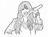 Cantora Miley Microphone Invigorate Pertaining Tudodesenhos Netart sketch template