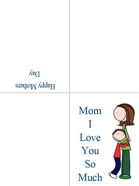 printable  love  mom cards