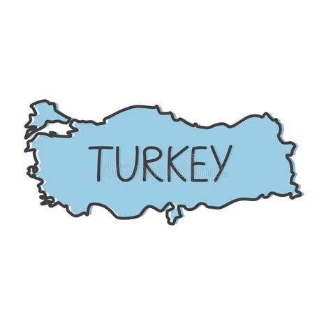turkey country map outline stock illustrations 2 361