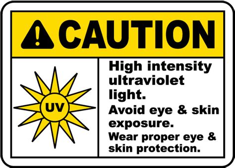 high intensity ultraviolet light sign claim   discount