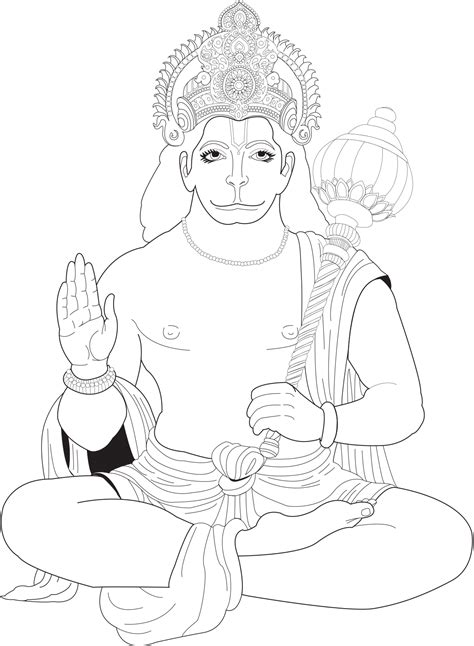 indian god coloring pages