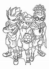 Inazuma Eleven Coloriages Torch Dessus Personnages Capitaine Coloriage204 Enfants Plusieurs Thème Danieguto Shawn sketch template