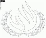 Onu Naciones Unidas Logos Menschenrechte Kommissar Nazioni Bandiere Unite Loghi Malvorlagen Vn Commissario Colorare Banderas Dellunicef Simbolo Flaggen Vereinten Nationen sketch template