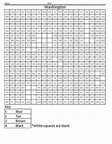 Coloring Squared Multiplication Washington Minecraft Square Squares Dec1 Worksheets George Pages Math Division Freedom Musket Sword Defending Addition Coloringsquared General sketch template