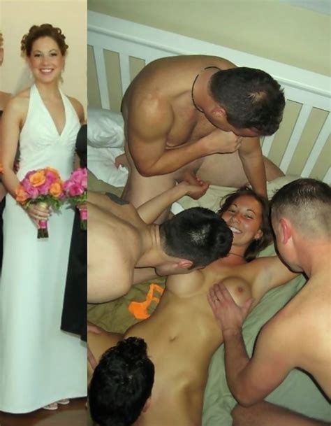 real amateur newly wed wives get naughty in their wedding 20 pic of 66