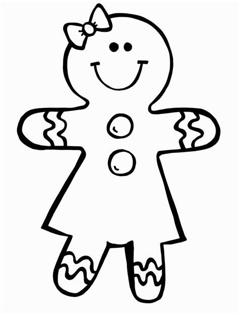 gingerbread girl coloring pages gingerbread man coloring page