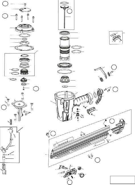 paslode  p nail gun operating manual  schematic  viewdownload page