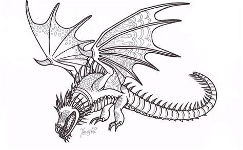 triple strike dragon pages coloring pages