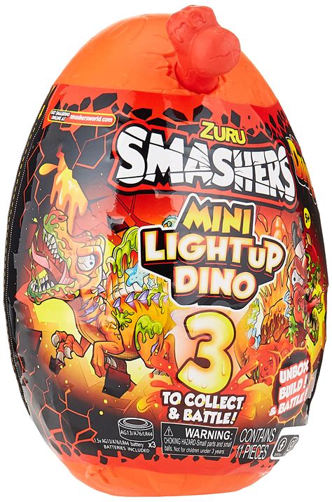 buy zurusmashers series  mini light  dino surprise egg
