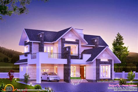 super dream home kerala home design  floor plans  dream houses