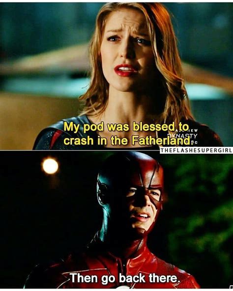 you tell her flash overgirl s evil factor was scary crisis on earth