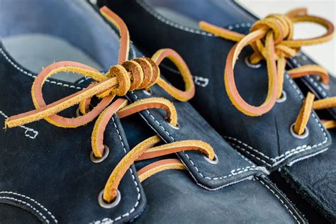 tie leather shoe laces  pictures ehow