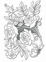 Tooling Flowers Carving sketch template