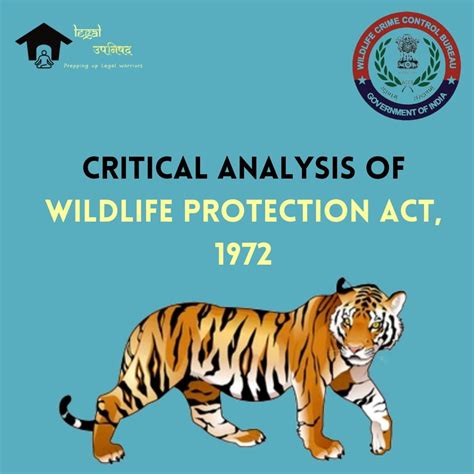 wildlife protection act  critical analysis lu