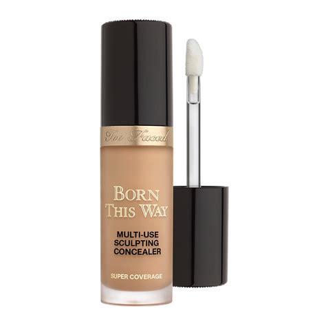 faced born   super coverage concealer review popsugar beauty