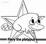 Platypus Coloring Perry Pages Duckbill Kids Cool2bkids Printable Billed Duck Colors Ferb Disney Divyajanani sketch template