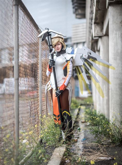 [self] Mercy From Overwatch R Cosplay