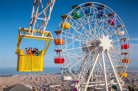 large families day   tibidabo amusement park  barcelona elfac