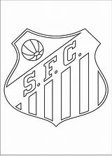 Futebol Santos Escudos Clube Escudo Brasileiro Esportes Pesquisa Riscos Corinthians Mascotes Vetor Salvo sketch template