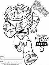 Toy Story Coloring Buzz Lightyear Pages Disney Characters Color Printable Animation Movies Draw Gif Clipart Sheets Getcolorings Pdf Coloringhome Comments sketch template